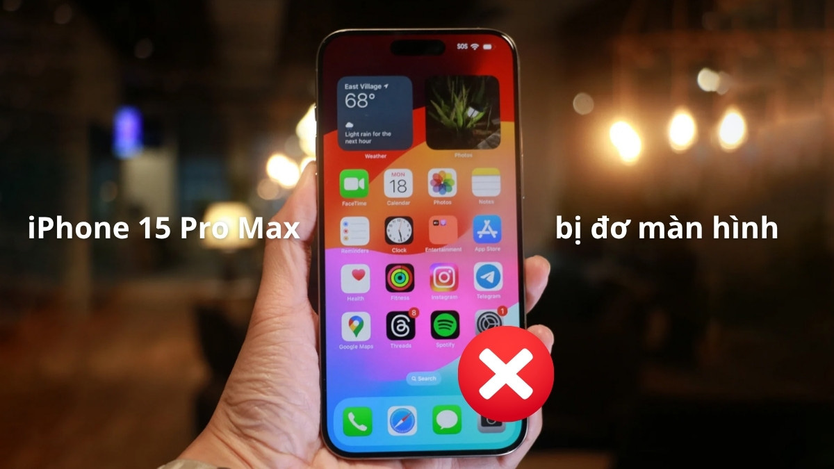Cách khắc phục iPhone 15 Pro Max bị đơ màn hình hiệu quả